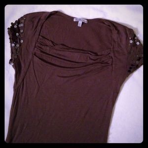Sequin Cap Sleeve